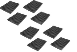 8x schiuma a pelo, schiuma acustica, schiuma acustica, isolamento (500 mm x 350 mm x 50 mm)